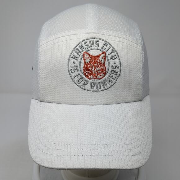 Kansas City Is For Runners Slideback 5 Panel Cap White One Size Headsweats - Picture 2 of 10